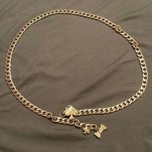 Gold Kate Spade Chain Belt